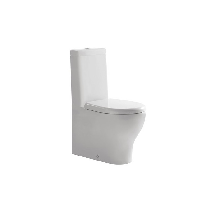 Miska lejowa WC, stojąca Galassia Eden biała, 53 x 36 x 42 cm, odpływ uniwersalny- sanitbuy.pl