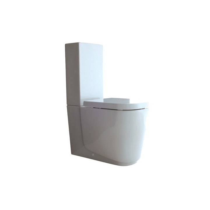 Kompakt WC Galassia MEG11 biały, miska + zbiornik, odpływ uniwersalny- sanitbuy.pl