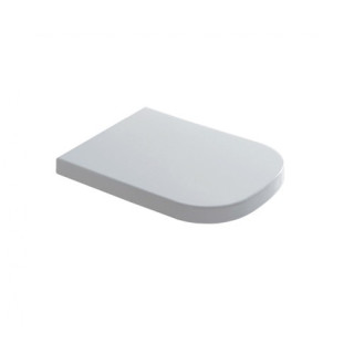 Deska WC twarda Galassia MEG11 biała, zawiasy metalowe- sanitbuy.pl