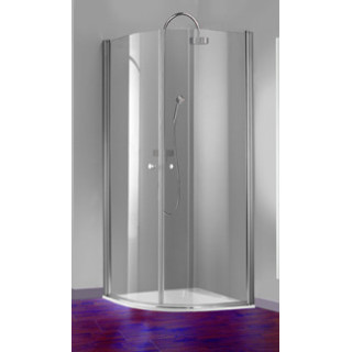 Drzwi prysznicowe Huppe Design 501 - skrzydłowe, szer. 1000mm, profil chrom eloxal- sanitbuy.pl