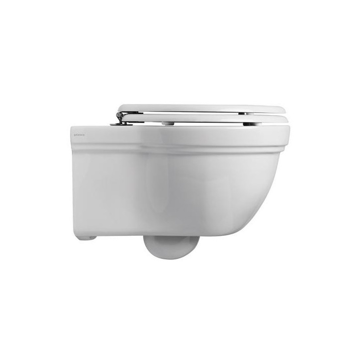 Miska WC lejowa, wisząca Galassia MEG11 biała, 55 x 35 cm- sanitbuy.pl