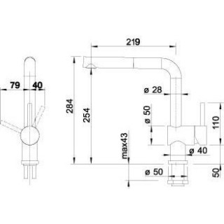 Bateria kuchenna Blanco LINUS -S-F, chrom- sanitbuy.pl