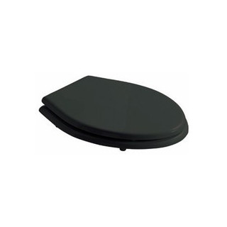 Deska WC twarda Galassia Ethos biała, wolnoopadająca, zawiasy chromowane, drewno powlekane poliestrem, do kompaktu- sanitbuy.pl