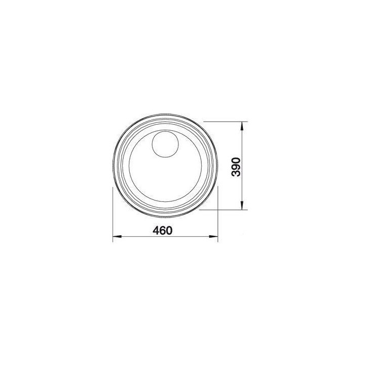 Zlewozmywak stalowy Blanco RONDOSOL, do zabudowy- sanitbuy.pl
