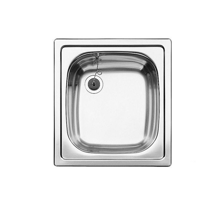 Zlewozmywak stalowy Blanco TOP EE 4x4, wpuszczany w blat - stal matowa- sanitbuy.pl