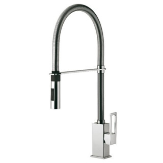 Bateria zlewozmywakowa z wyciąganą wylewką Paffoni Elle / Effe- sanitbuy.pl