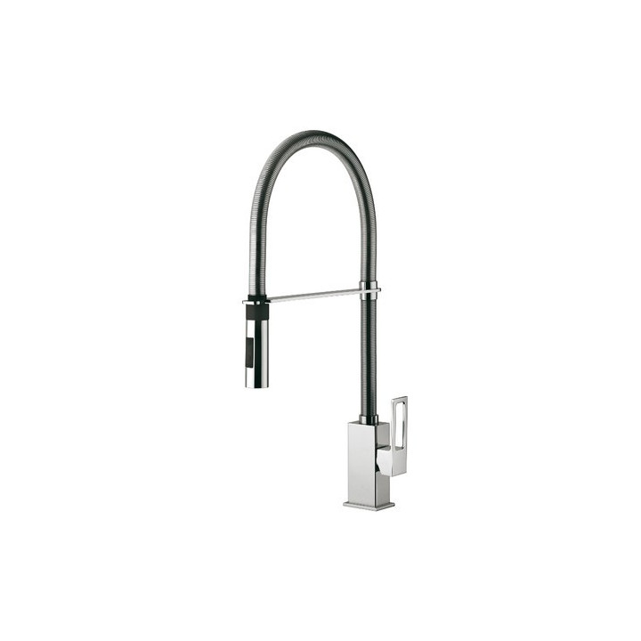 Bateria zlewozmywakowa z wyciąganą wylewką Paffoni Elle / Effe- sanitbuy.pl