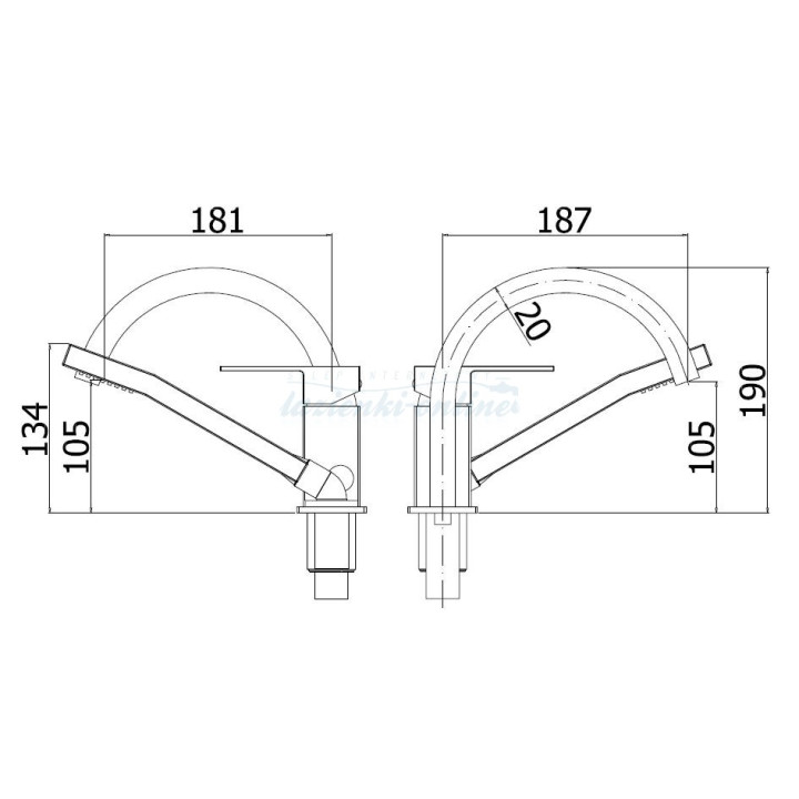 Bateria wannowa 3-otworowa- sanitbuy.pl
