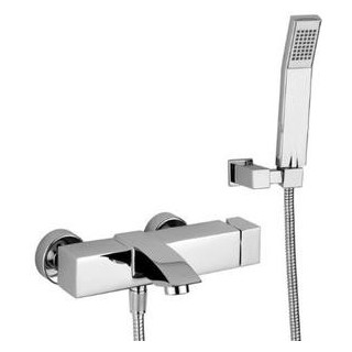 Bateria wannowa ścienna kompletna Paffoni Level- sanitbuy.pl