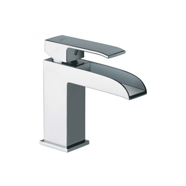 Bateria umywalkowa pionowa z otwartą wylewką bez korka Paffoni Level- sanitbuy.pl