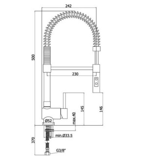 Bateria zlewozmywakowa pionowa Paffoni Stick- sanitbuy.pl