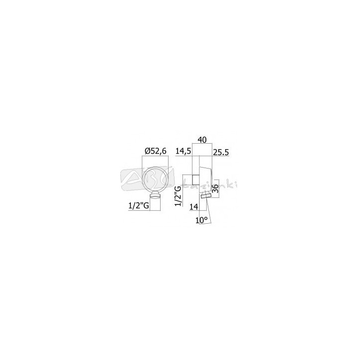 Podłączenie podtynkowe Paffoni Stick- sanitbuy.pl