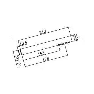 Rączka natrysku MASTER metalowa Paffoni Stick- sanitbuy.pl