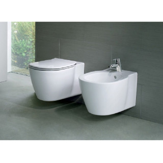 Miska wisząca WC Ideal Standard 36,5x54 cm Connect Rimles Aquablade biała- sanitbuy.pl
