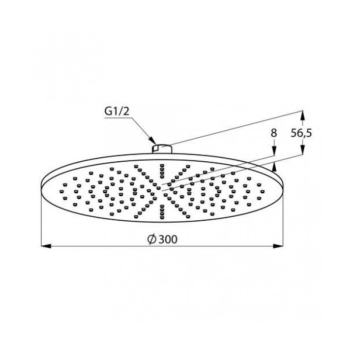 KLUDI A-QA głowica natryskowa / deszczownica DN 15- sanitbuy.pl