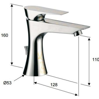 Bateria wannowa ścienna kompletna Daniel Diva- sanitbuy.pl