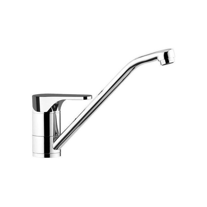 Bateria zlewozmywakowa z ruchomą wylewką Daniel Omega- sanitbuy.pl