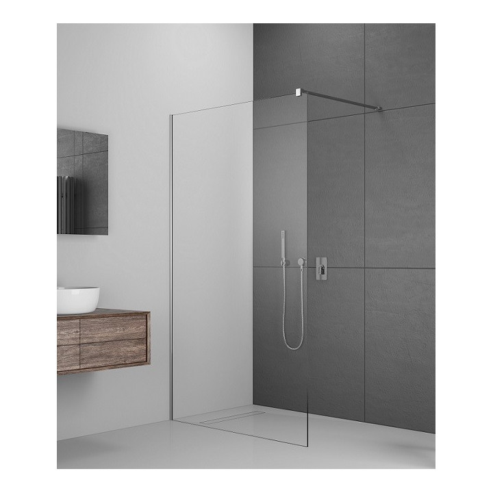 Ścianka Walk-In Radaway Modo New II 70, 68.5-69.5x200cm, chrom, szkło przejrzyste- sanitbuy.pl