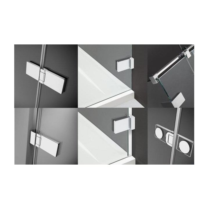 Front kabiny Radaway Arta KDJ II 120x200cm lewa szkło przejrzyste Chrome+- sanitbuy.pl