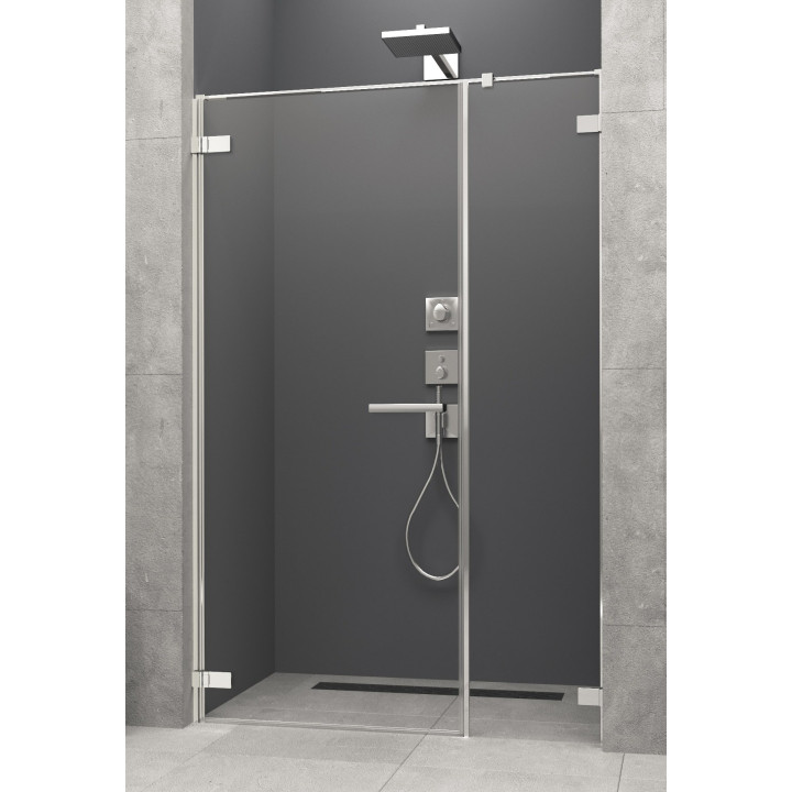 Drzwi prysznicowe 100cm x 200cm ze ścianką stałą lewe Radaway Arta DWS- sanitbuy.pl