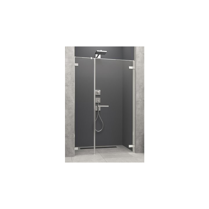Drzwi prysznicowe 120cm x 200cm ze ścianką stałą lewe Radaway Arta DWS- sanitbuy.pl