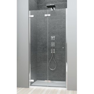 Drzwi prysznicowe wnękowe 150cm x 200cm ze ściankami stałymi prawe Radaway Arta DWJS- sanitbuy.pl