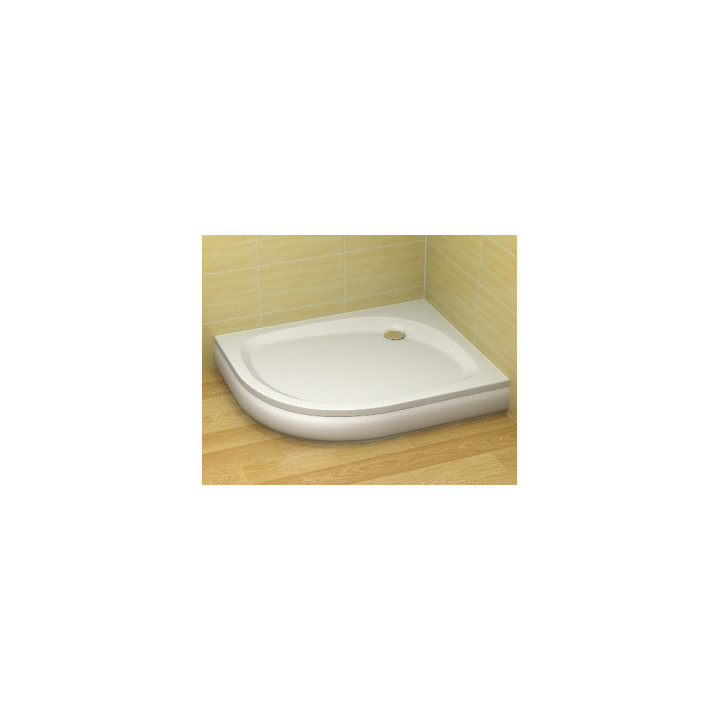 Brodzik Dolphi Radaway Patmos E 100x80 cm półokrągły lewy- sanitbuy.pl