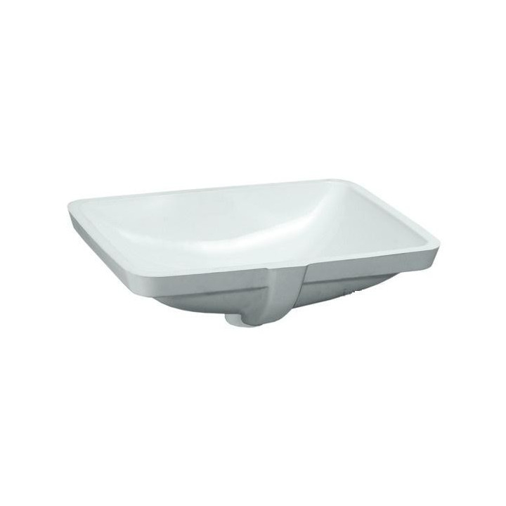 Umywalka podblatowa 52,5 x 40 cm bez otworu na baterię, biała  Laufen Pro S- sanitbuy.pl