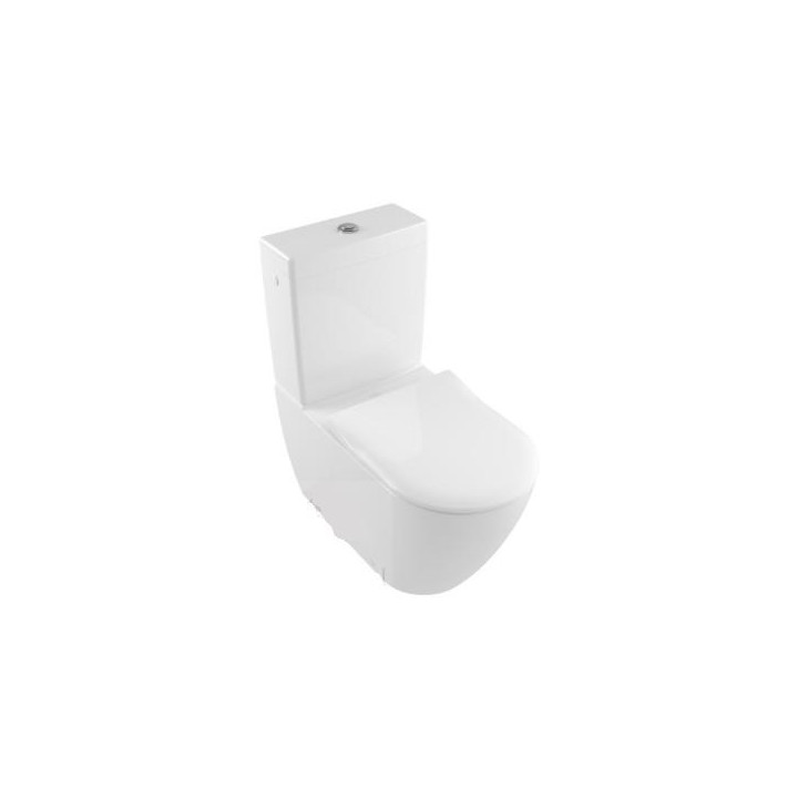 Miska WC stojąca lejowa, 37 x 70 cm, Weiss Alpin, odpływ poziomy Villeroy & Boch Subway 2.0- sanitbuy.pl