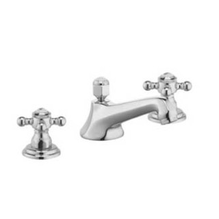 Bateria umywalkowa trzyotworowa z niską wylewką Kludi Adlon, chrom.- sanitbuy.pl