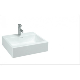 Umywalka ścienna 500 x 460 mm z otworem na baterię biała Laufen LIVING CITY- sanitbuy.pl