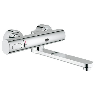 Grohe Eurosmart Cosmopolitan E bateria umywalkowa ścienna elektroniczna na podczerwień z termostatem chrom- sanitbuy.pl